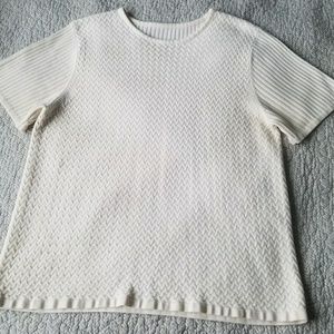 Shirt sleeve sweater